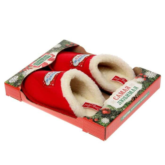 Обувь домашняя женская "Самая любимая", размер 36/37