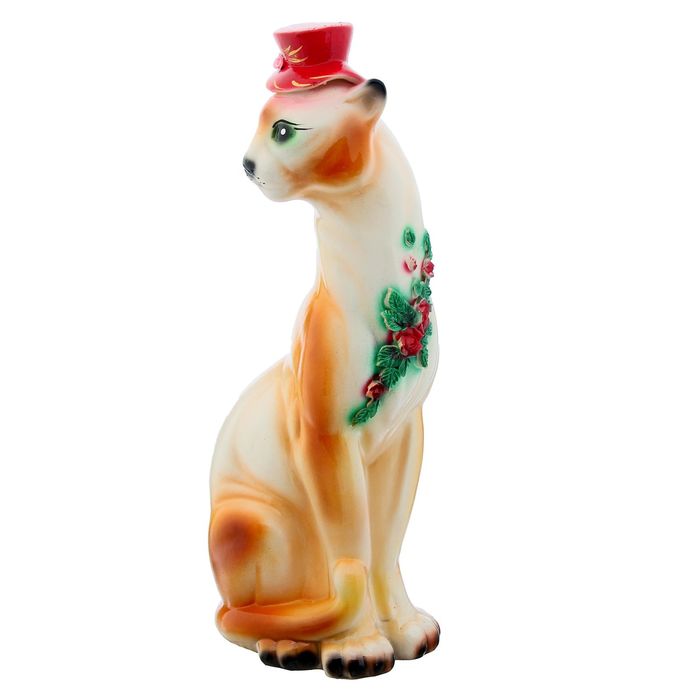 Копилка "Пантера" глянец, рыжая