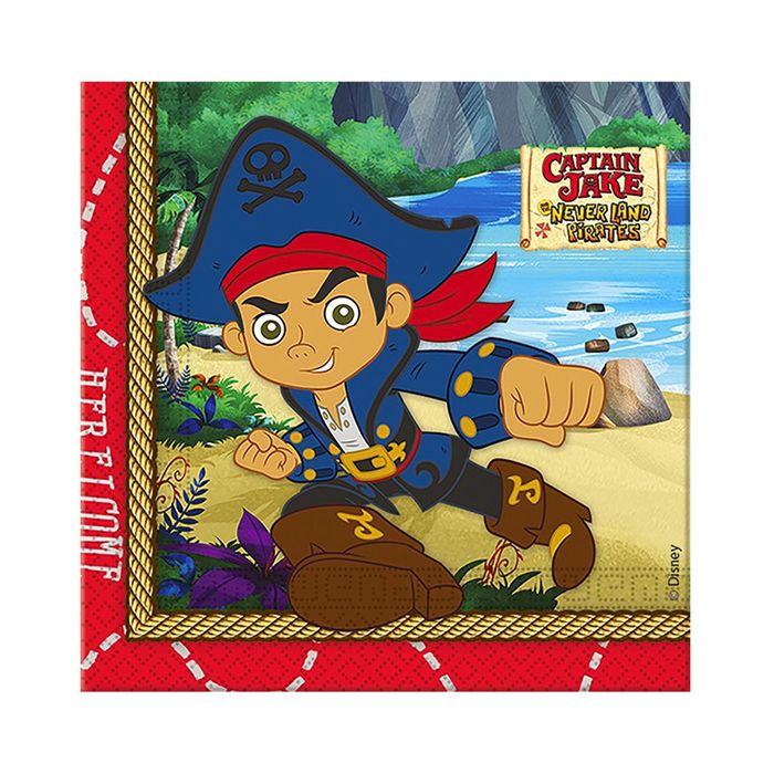 Салфетки бумажные "Капитан Джейк", 33 х 33 см, набор 20 шт.