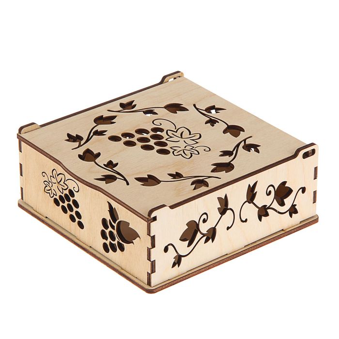 Шкатулка "Виноград" размер 160*160*60