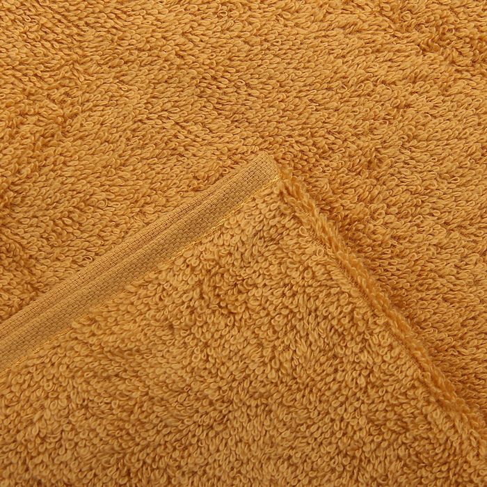 Полотенце махровое TWO DOLPHINS SAHEZA 70*140 см горчичный, хлопок, 460 гр/м