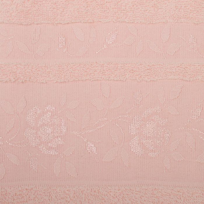 Полотенце махровое DO&CO GULFEM 70*140 см пудра, хлопок, 460 гр/м