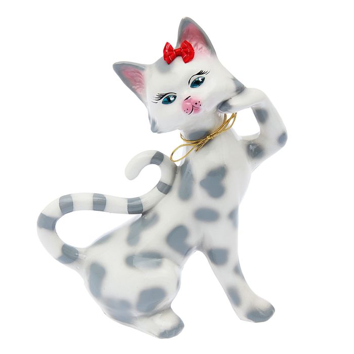 Копилка "Милена" глянец, белый леопард