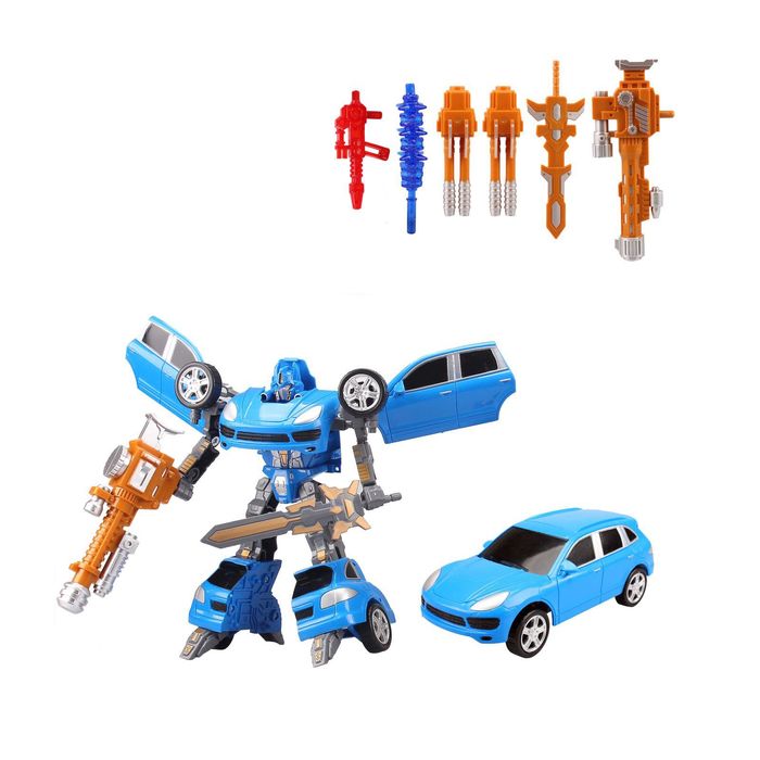 Робот-трансформер «Рободжип» с набором оружия, в пакете, цвета МИКС