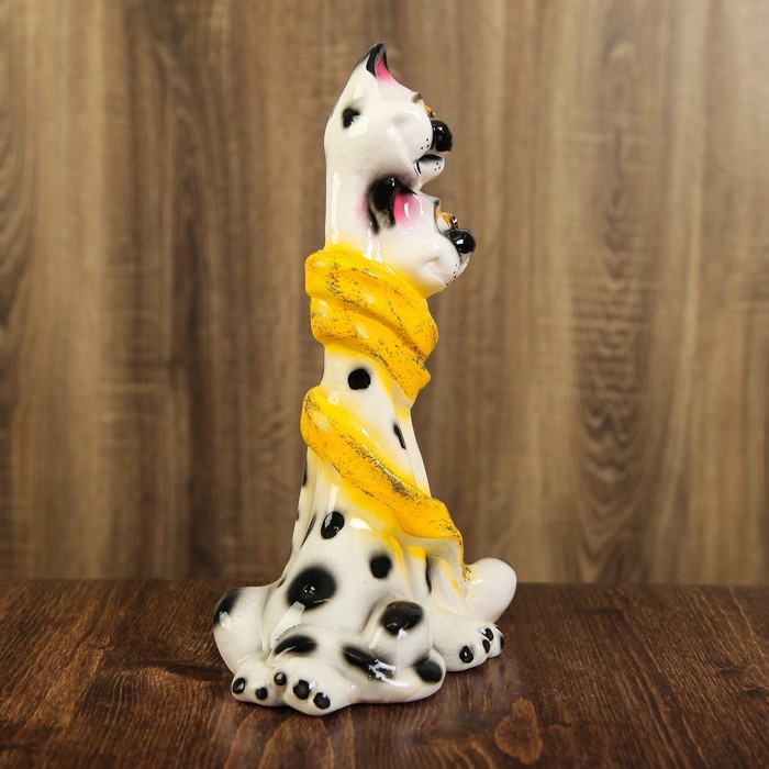 Копилка "Коты в шарфе" глянец, белый леопард, микс