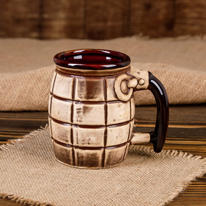 Кружка для пива "Граната " шамот, 0,35 л