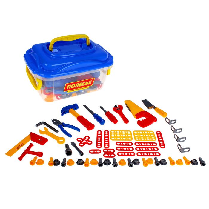 Набор инструментов №15, 57 элементов в контейнере, МИКС