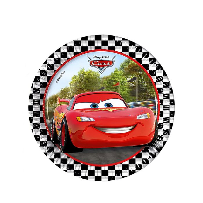 Тарелки бумажные "Тачки. Формула" 20 см (набор 8 шт) / Cars Formula