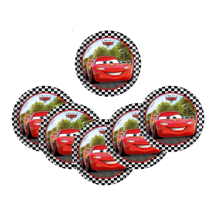 Тарелки бумажные "Тачки. Формула" 20 см (набор 8 шт) / Cars Formula