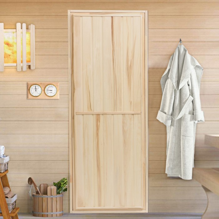 Дверь для бани и сауны Эконом, ЛИПА 190×70см