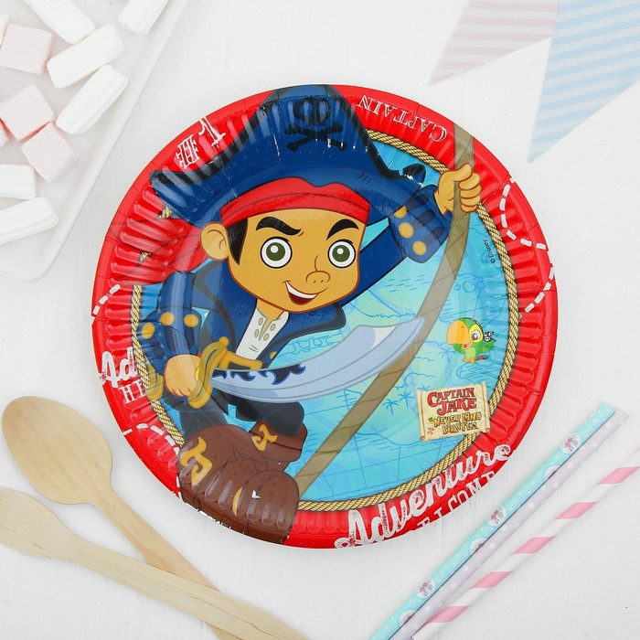 Тарелки "Капитан Джейк" 20 см (набор 8 шт) / Captain Jake