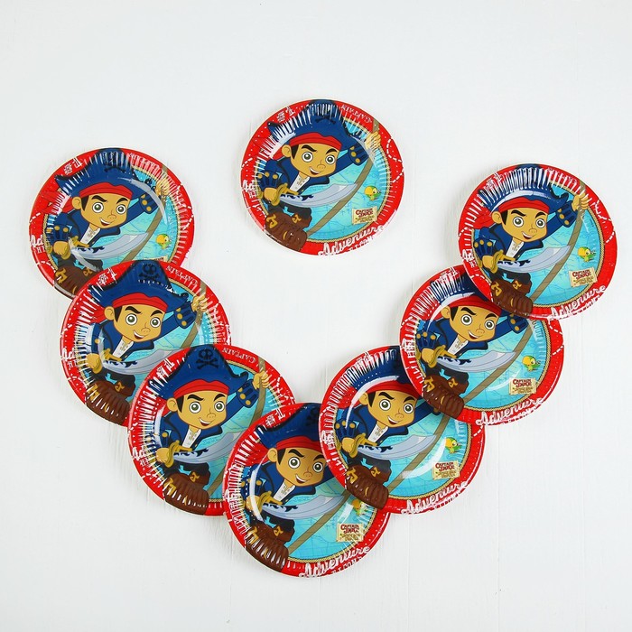 Тарелки "Капитан Джейк" 20 см (набор 8 шт) / Captain Jake