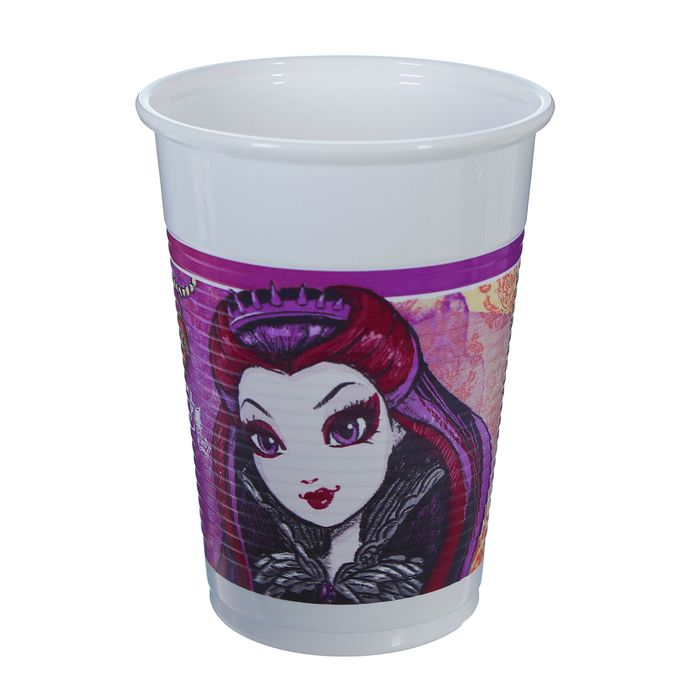 Стаканы пластиковые "Эвер Афтер Хай" 200 мл (набор 8 шт) / Ever After High