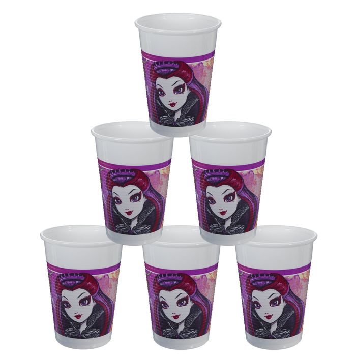 Стаканы пластиковые "Эвер Афтер Хай" 200 мл (набор 8 шт) / Ever After High