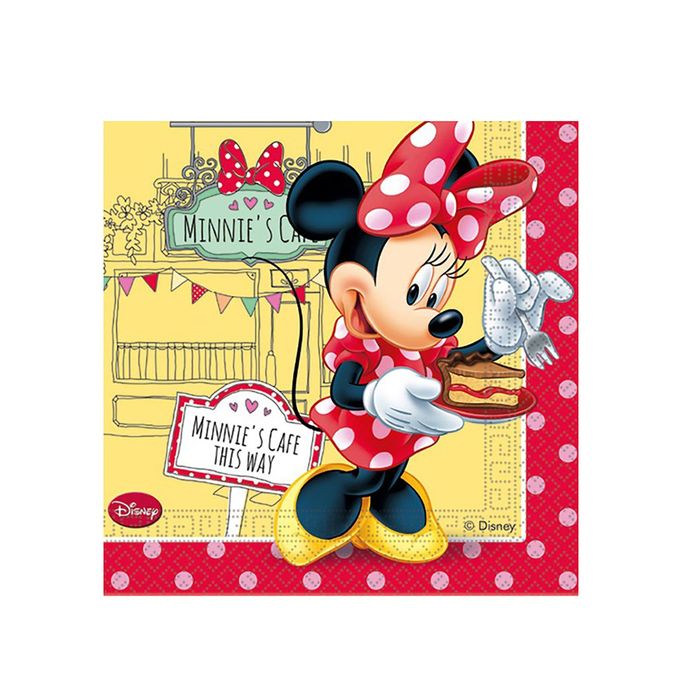 Салфетки бумажные "Кафе Минни", 33 х 33 см, набор 20 шт.