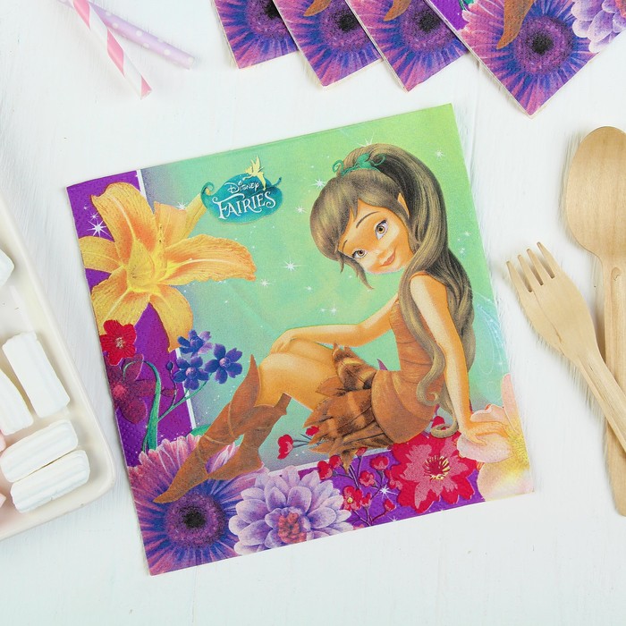 Салфетки бумажные "Феи", 33 х 33 см, набор 20 шт.