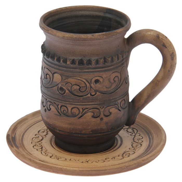 Кружка "Дворянская" с блюдцем, 0,3 л