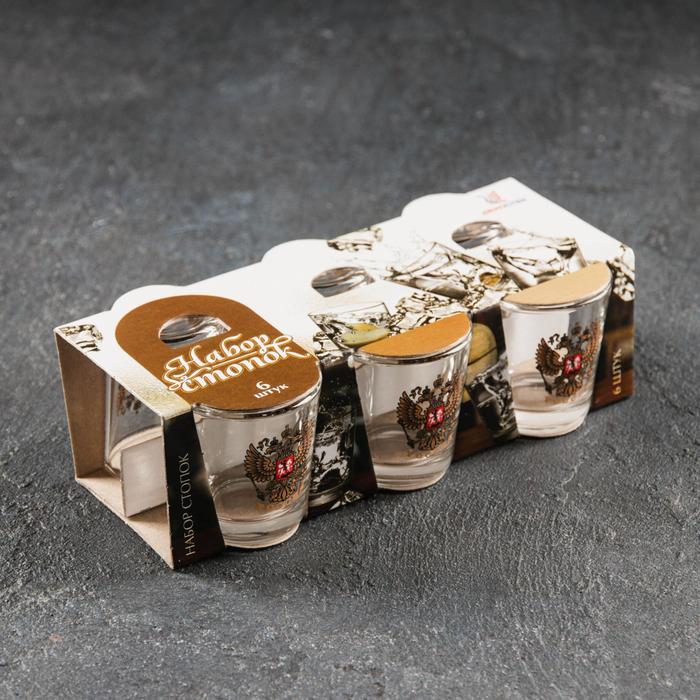 Набор стопок 50 мл "Ода. Орёл", 6 шт