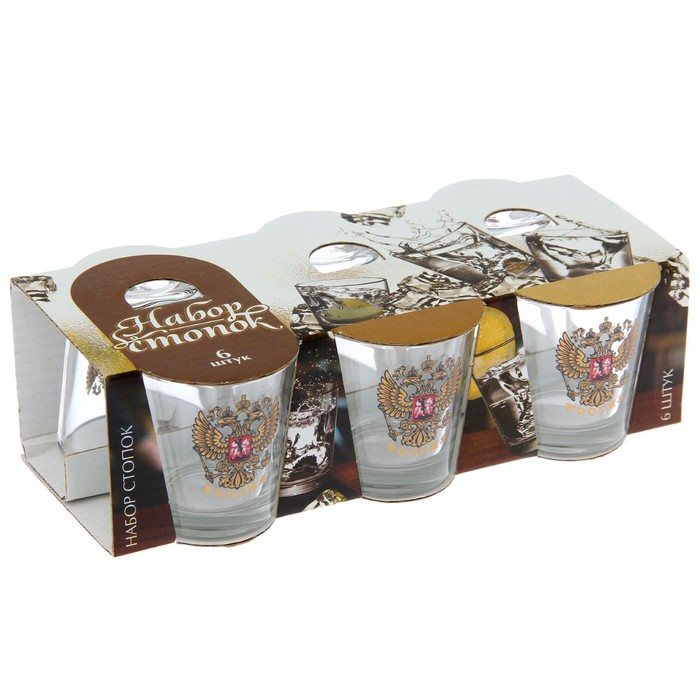 Набор стопок 50 мл "Ода. Орёл", 6 шт