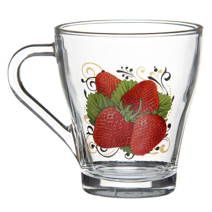 Кружка чайная 250 мл "Ягода"