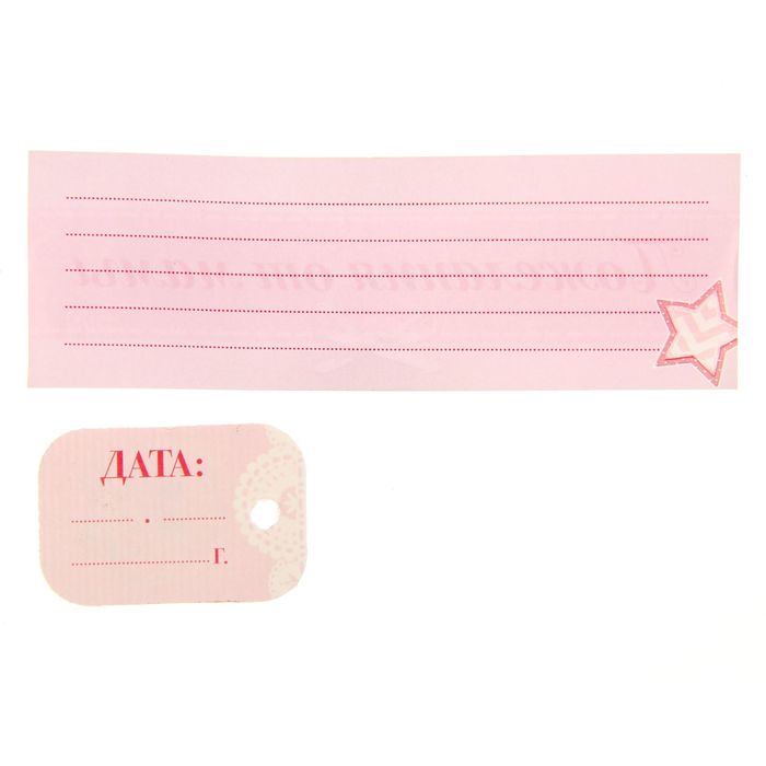 Подарочный набор "Наша любимая малышка": фотоальбом на 20 магнитных листов и набор памятных коробочек