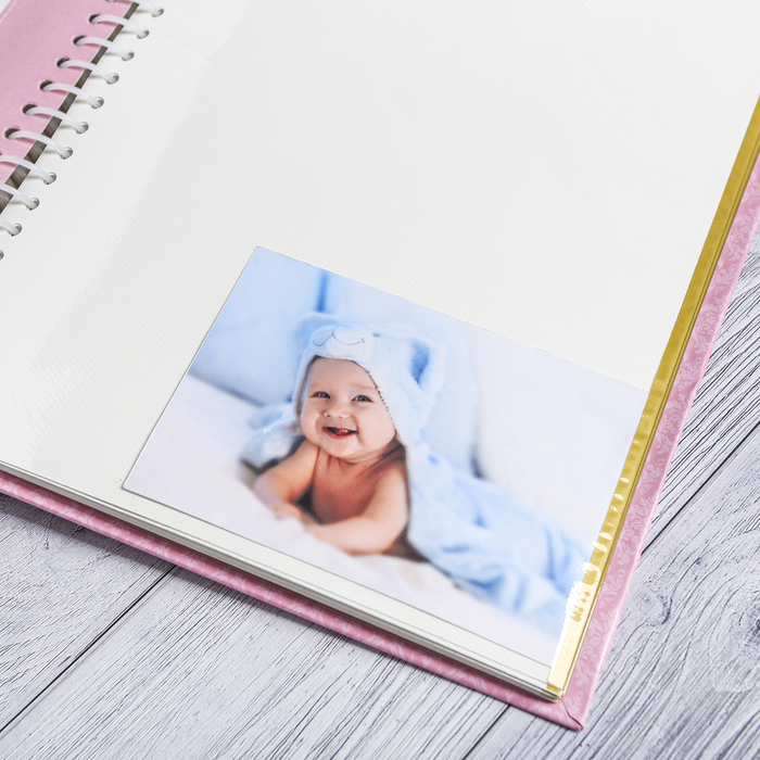 Подарочный набор "Наша любимая малышка": фотоальбом на 20 магнитных листов и набор памятных коробочек