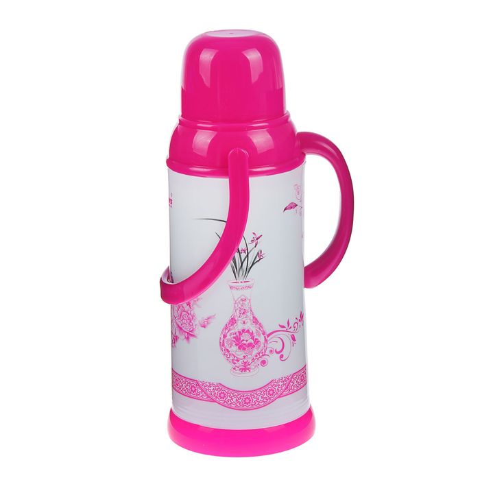 Термос 2000 мл «Китай», с ручкой, 1 кружка, микс, 16х39 см