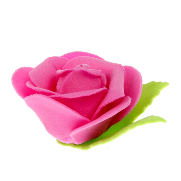 Декор для творчества "Роза с листьями", МИКС