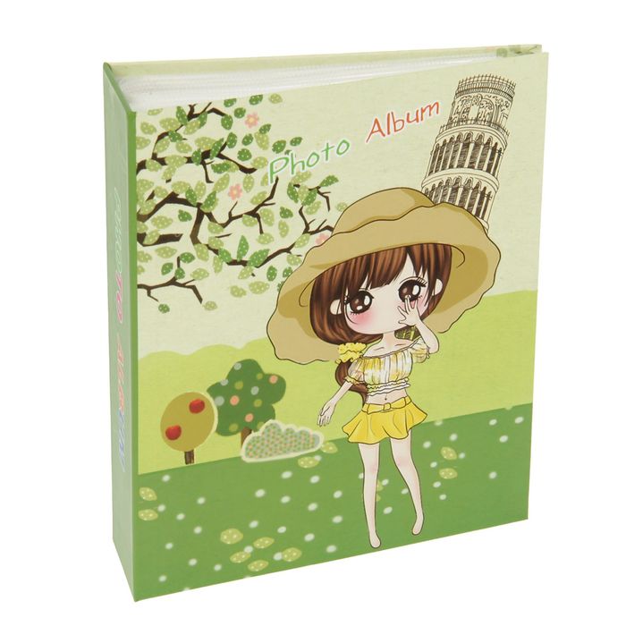 Фотоальбом "Путешественница", на 40 фото 10х15 см, в коробке, МИКС