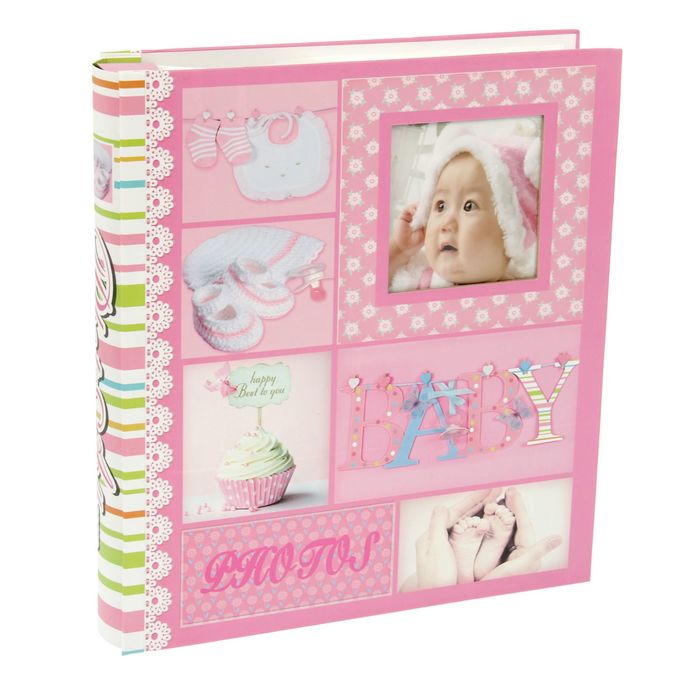 Фотоальбом "Этапы взросления" на 300 фото 10х15 см, в коробке, МИКС