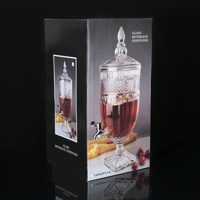 Кувшин с краном 4 л "Зазеркалье"