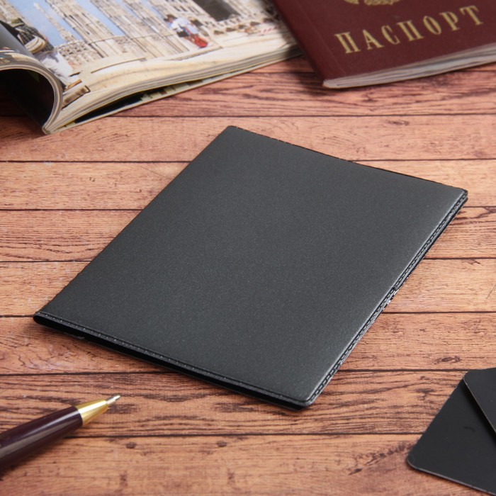 Обложка для автодокументов "Графитти", тиснение, серая