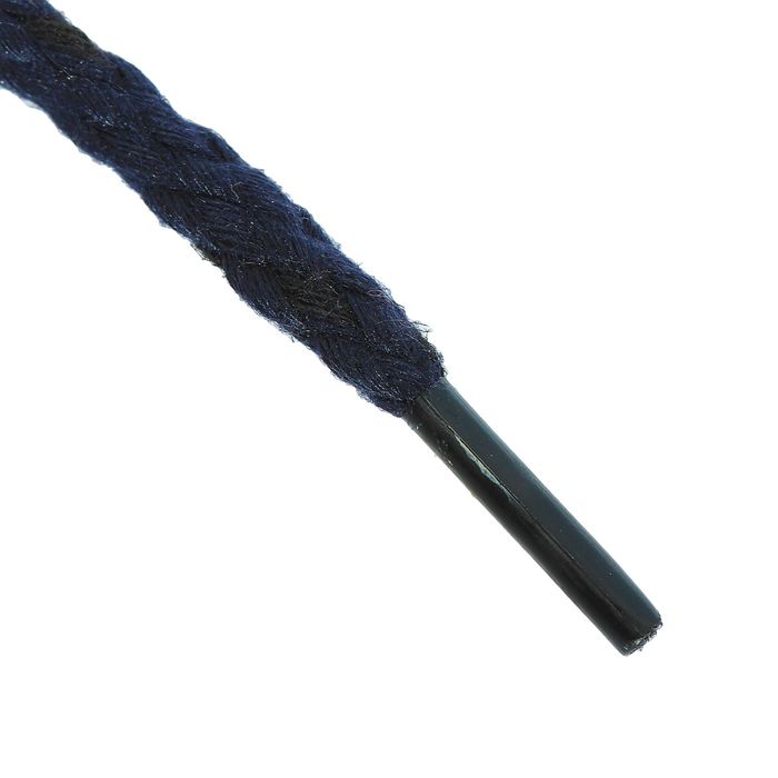 Шнурки для обуви круглые, ширина 5мм, 120см, цвет синий