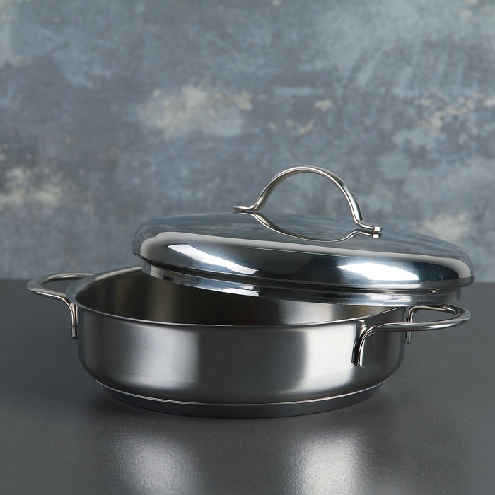 Жаровня 16 см "Гурман. Классик", тройное теплораспределительное дно