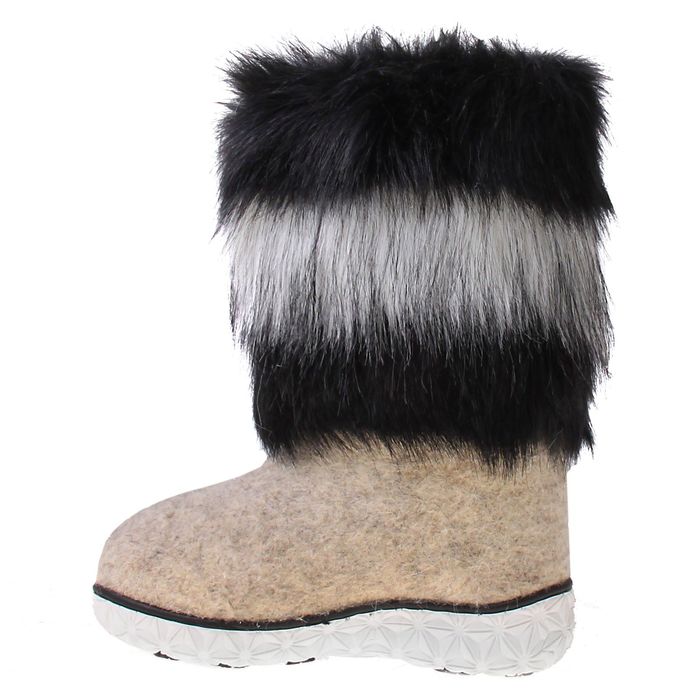 Унты на подошве детские, размер 17 (25), цвет серый (арт. 202МУ-413)