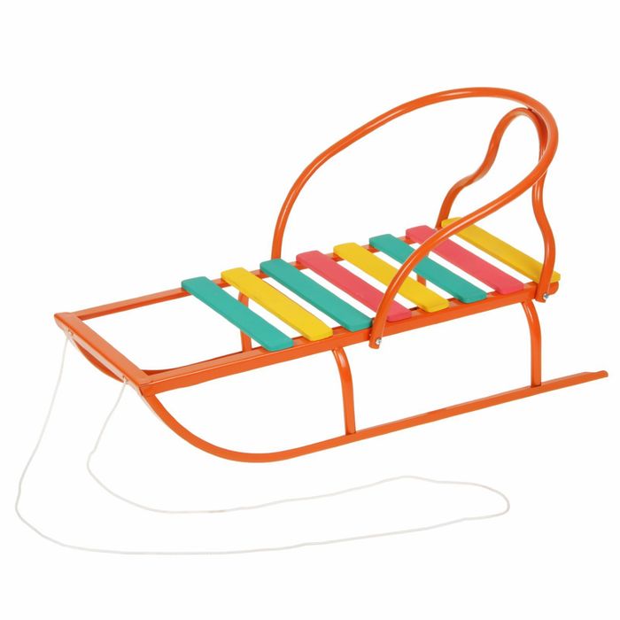 Санки «Вятские-2В», цвет оранжевый