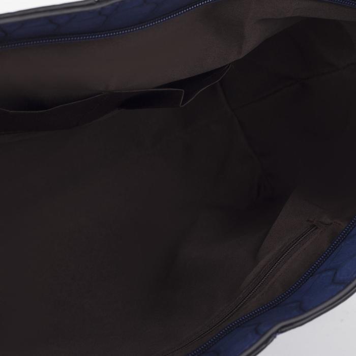 Сумка женская на молнии "Лорри", 1 отдел с перегородкой, синяя