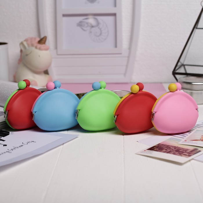 Кошелёк женский на рамке "Поцелуйчики", 1 отдел, МИКС