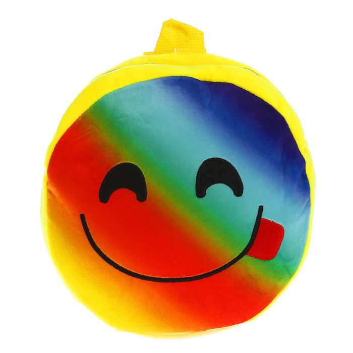 Мягкий рюкзак "Смайлик" улыбается