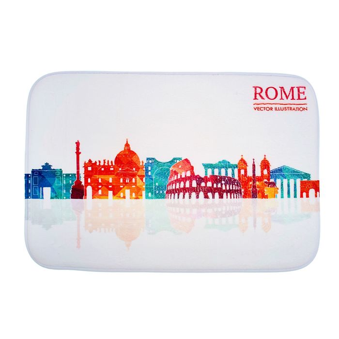 Коврик для ванной "Город Рим"