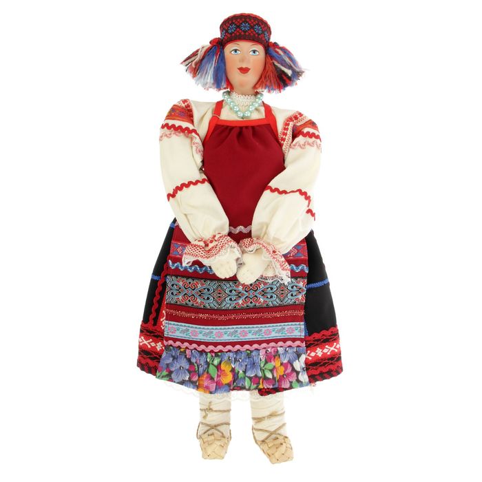 Сувенирная кукла "Женский костюм Орловской губернии 19 век"