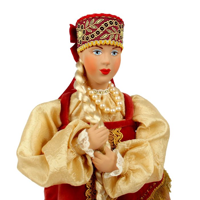 Сувенирная кукла "Женский костюм Костромской губернии 19 век"
