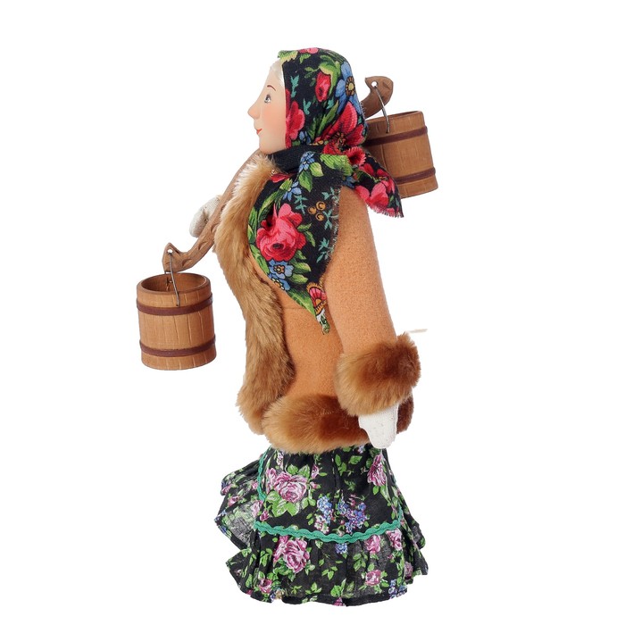 Сувенирная кукла "Марья с коромыслом", МИКС