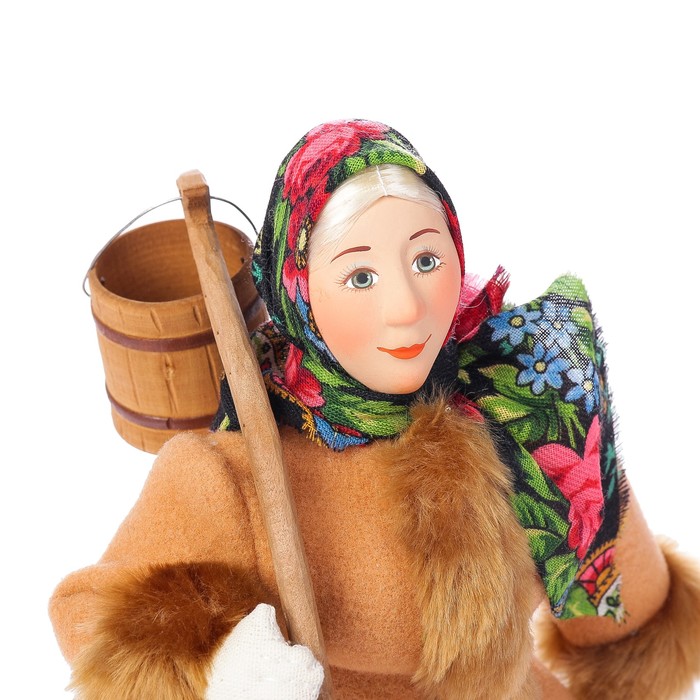 Сувенирная кукла "Марья с коромыслом", МИКС