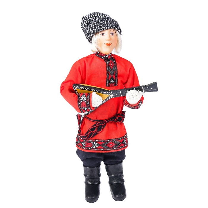 Сувенирная кукла "Иван с балалайкой", МИКС