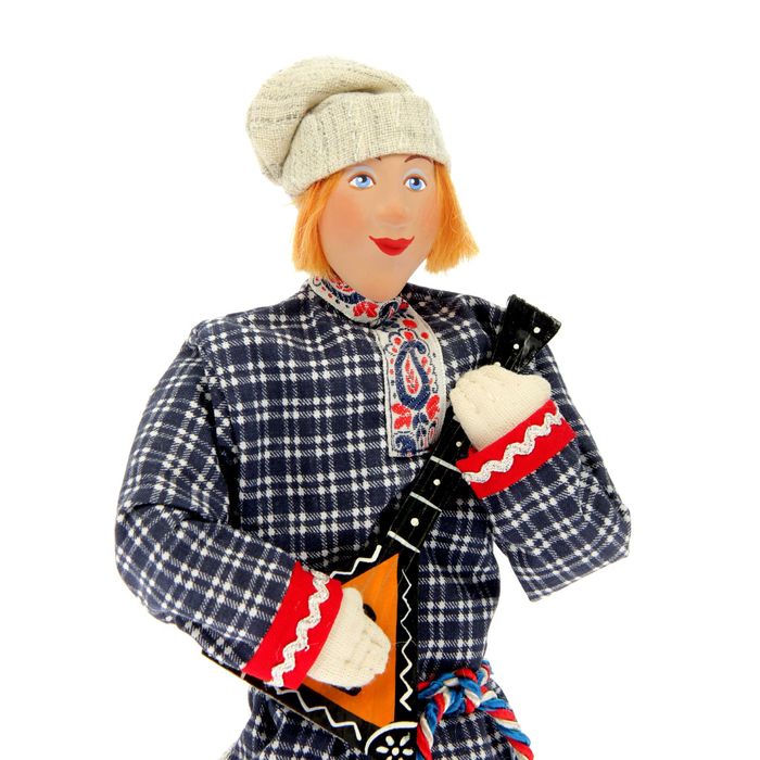 Сувенирная кукла "Иван с балалайкой", МИКС