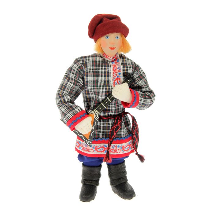 Сувенирная кукла "Иван с балалайкой", МИКС