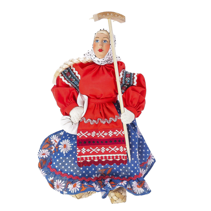 Сувенирная кукла "Марья с граблями"