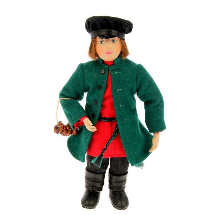 Сувенирная кукла "Мальчик с баранками", МИКС