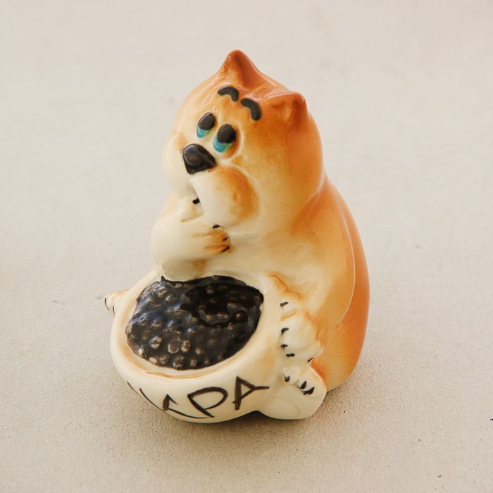 Статуэтка "Кот с икрой"